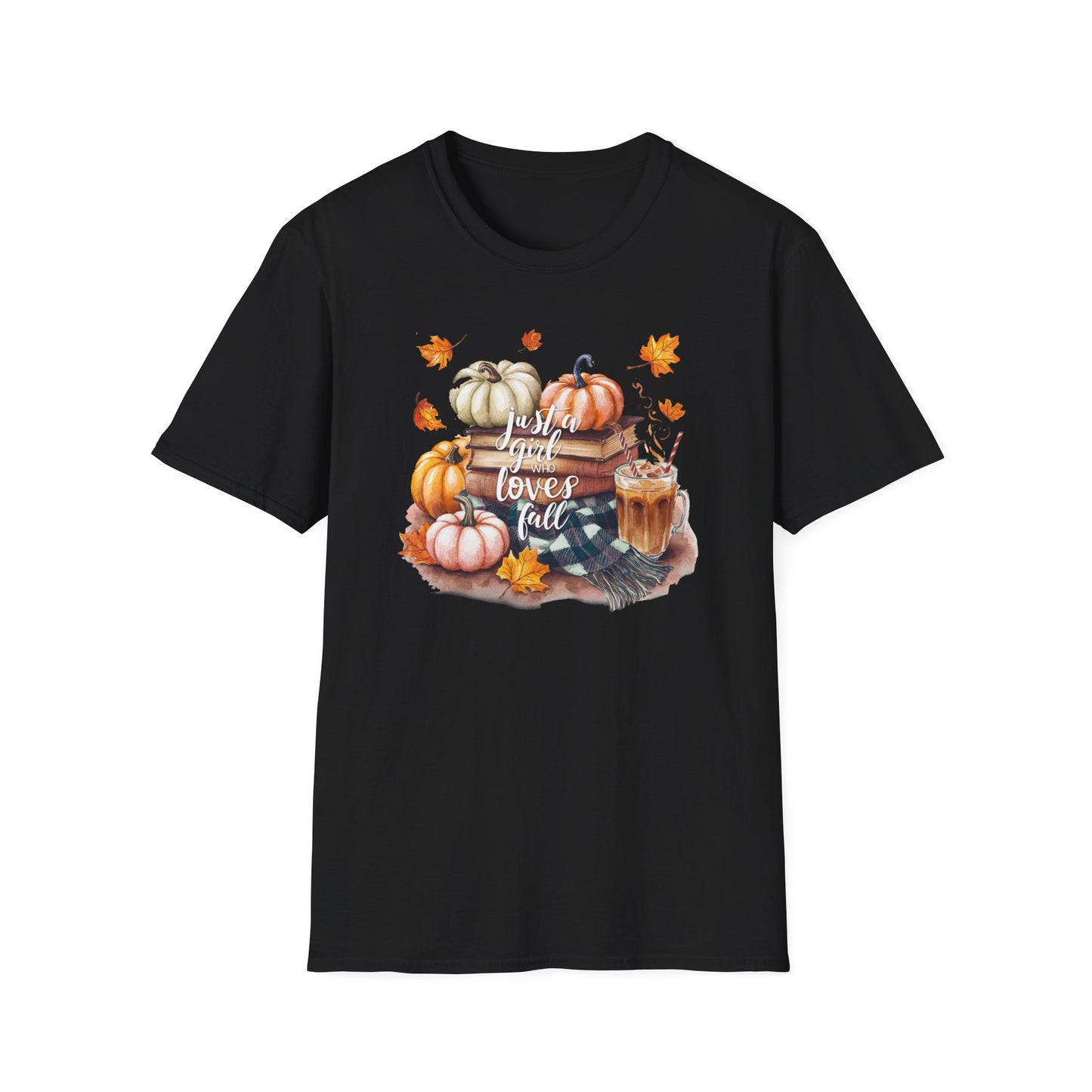 Just A Girl Who Likes Fall T-Shirt / Fall T-Shirt for Ladies