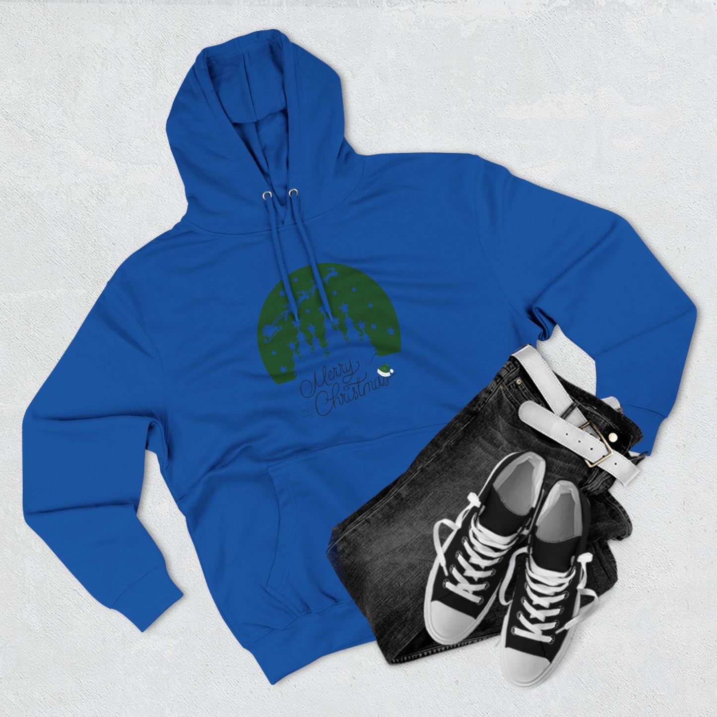 Christmas Fleece Hoodie For Men