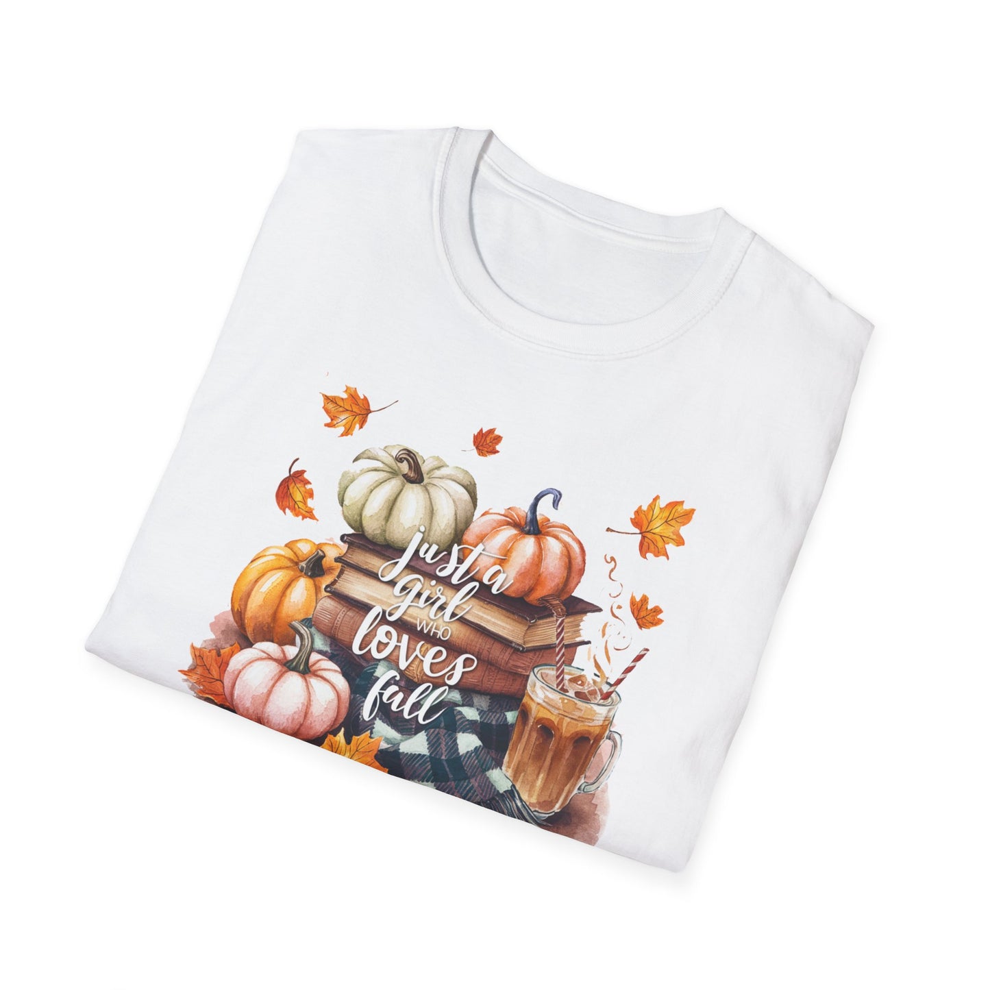 Just A Girl Who Likes Fall T-Shirt / Fall T-Shirt for Ladies