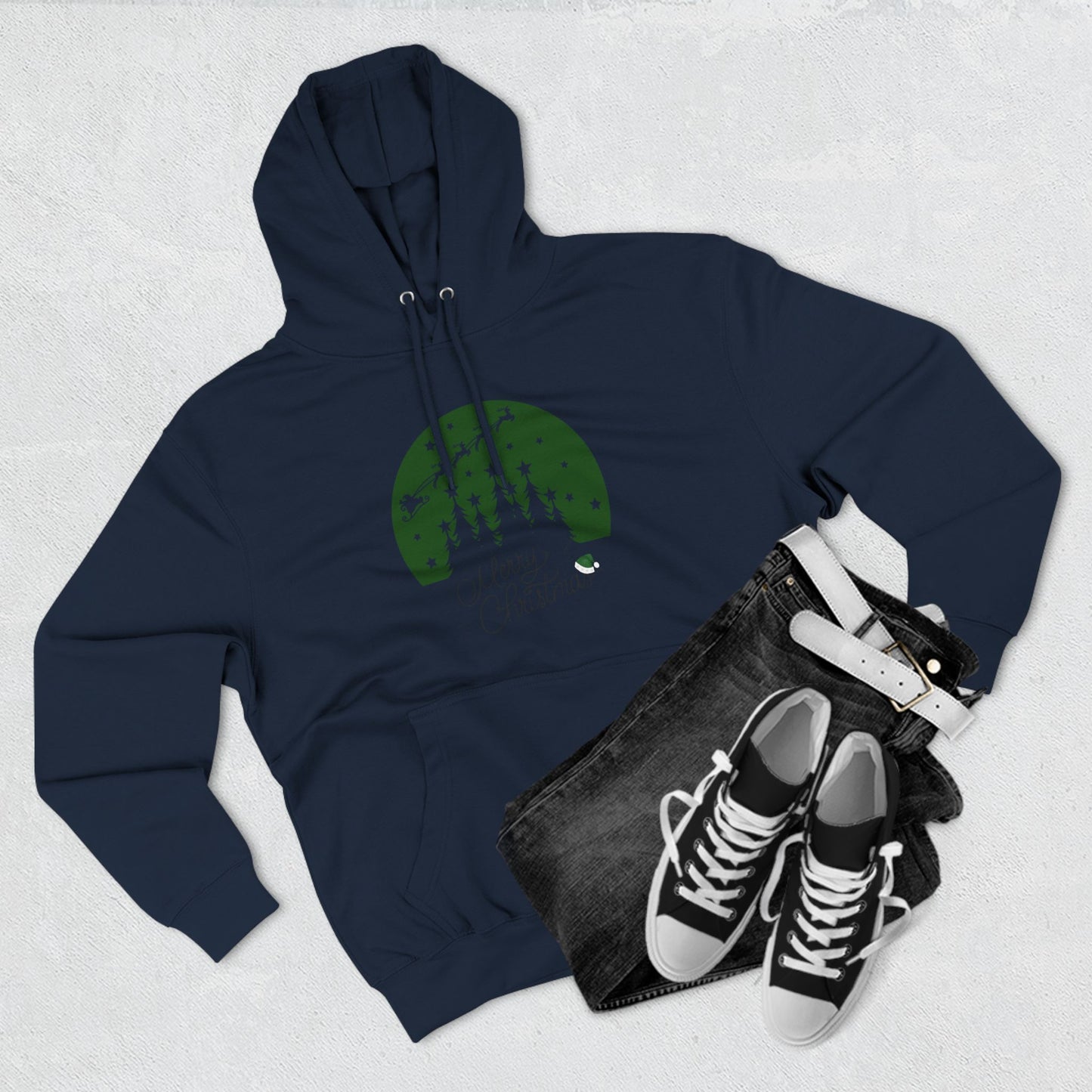 Christmas Fleece Hoodie For Men