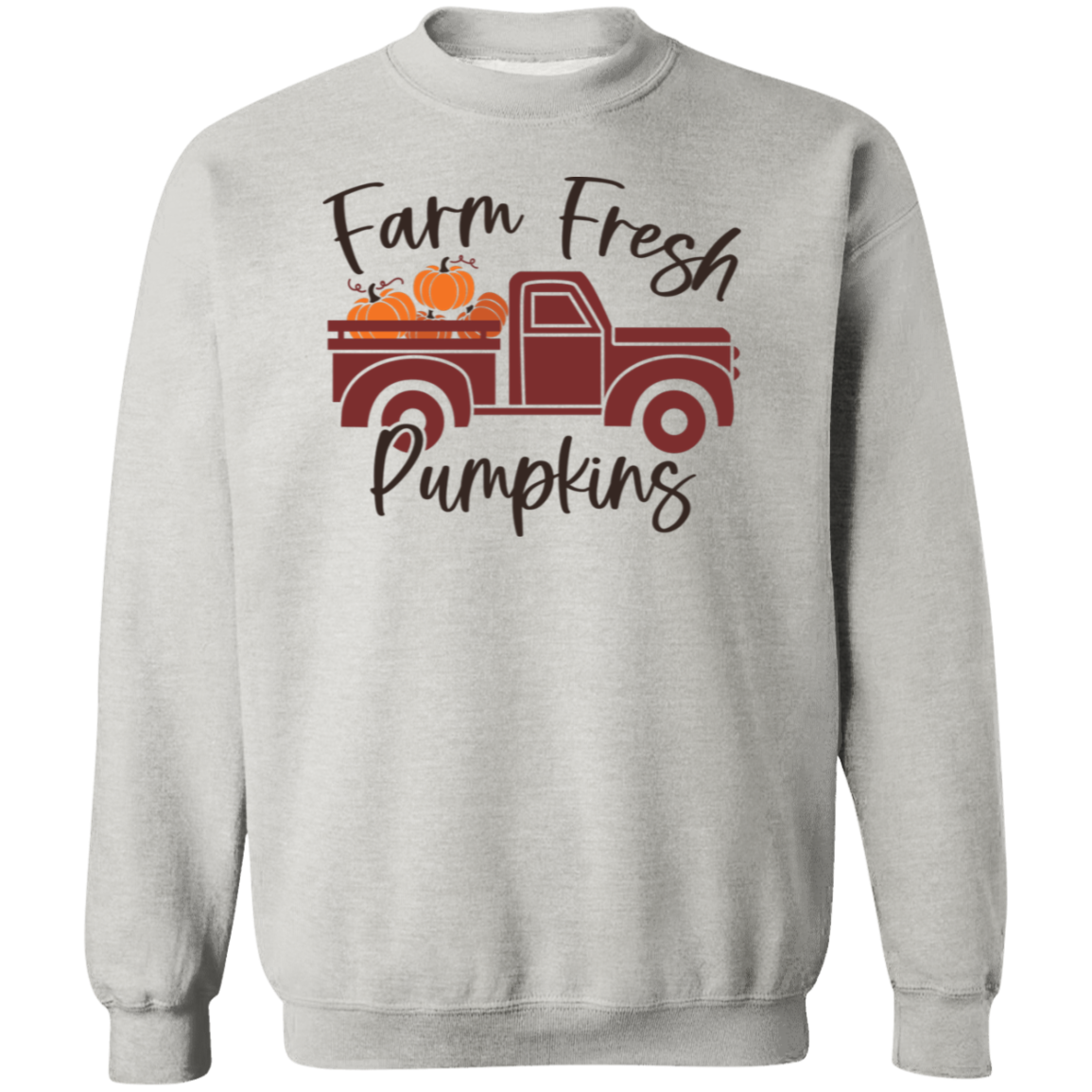 Farm Fresh Crewneck Pullover Sweatshirt For Men