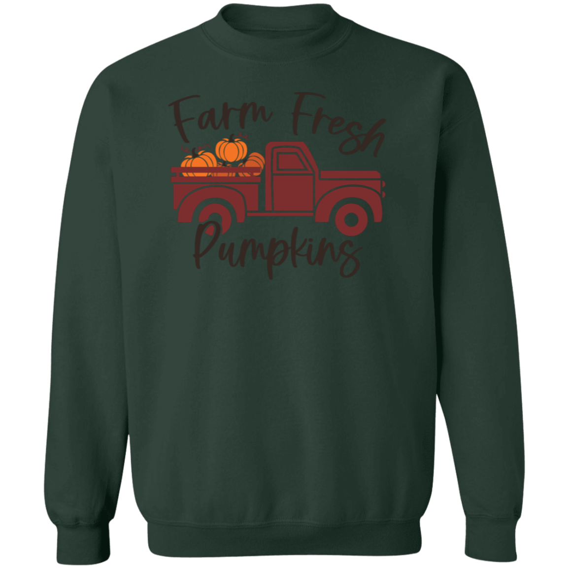 Farm Fresh Crewneck Pullover Sweatshirt For Men