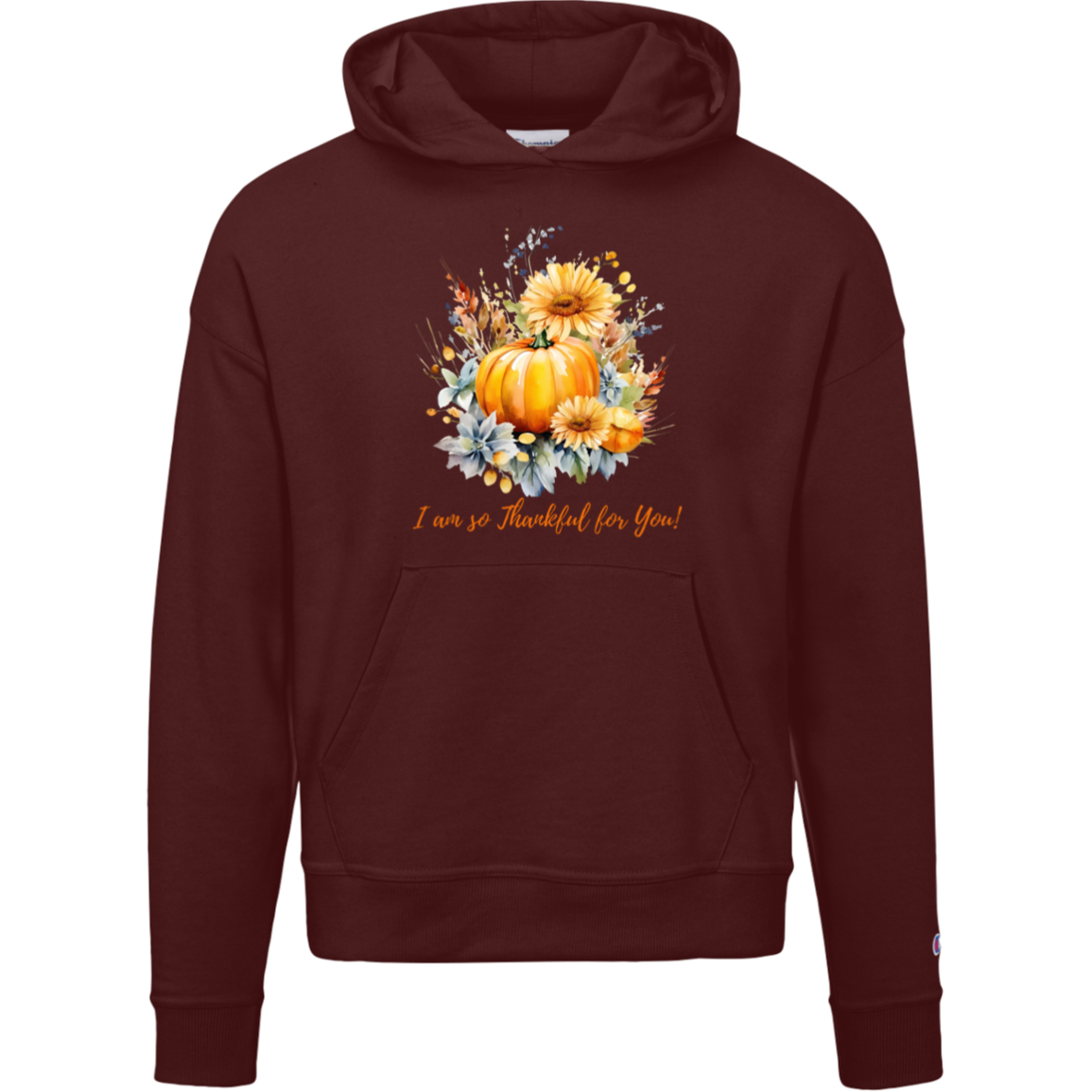 Thankful Power blend Hoodie for Ladies