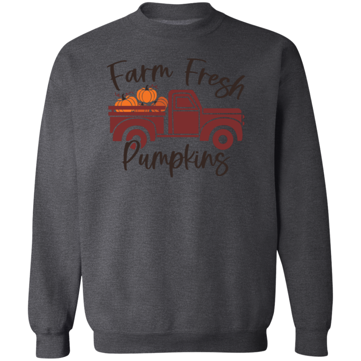 Farm Fresh Crewneck Pullover Sweatshirt For Men