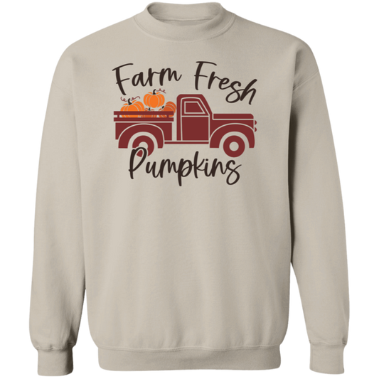 Farm Fresh Crewneck Pullover Sweatshirt For Men