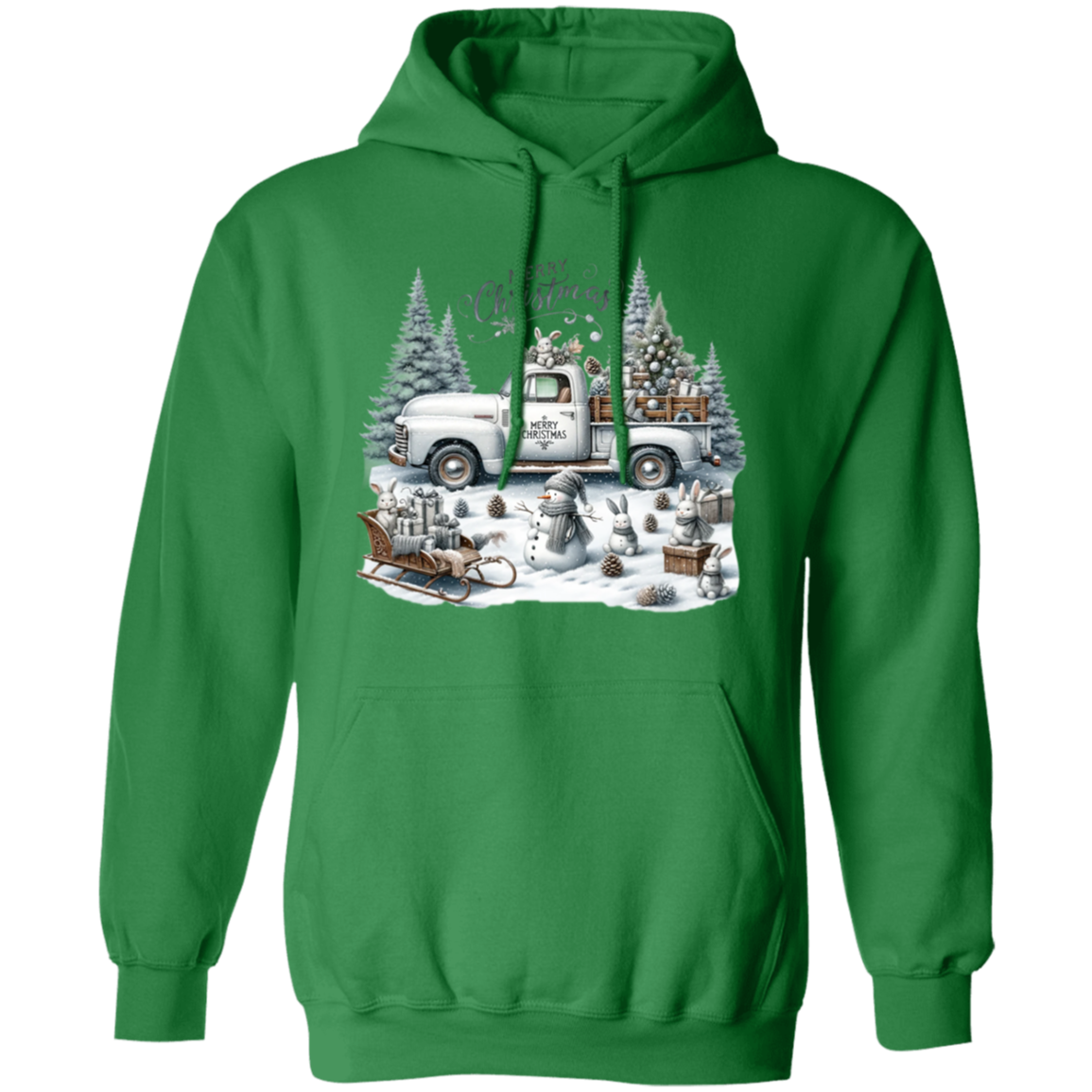 Merry Christmas Pullover Hoodie for Men