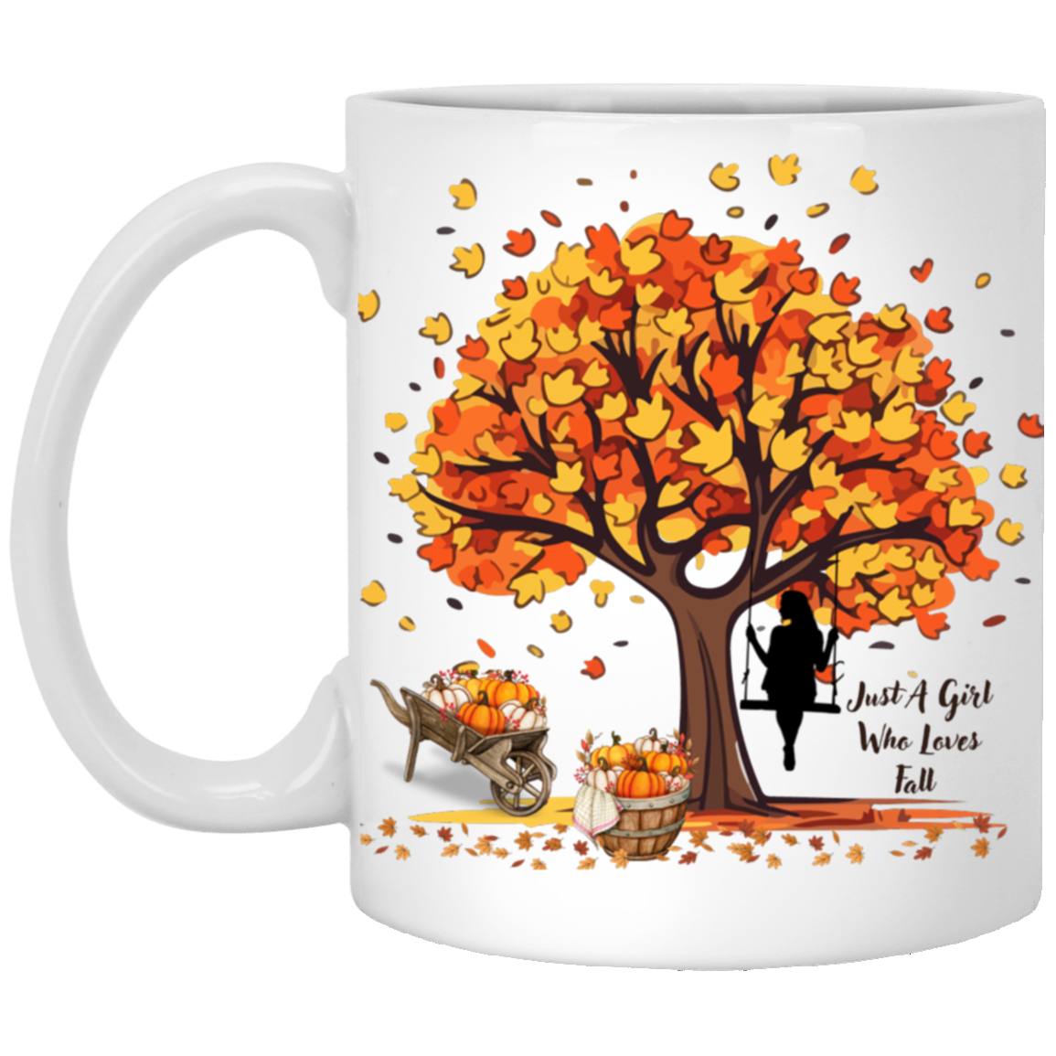 Just A Girl 11oz White Mug