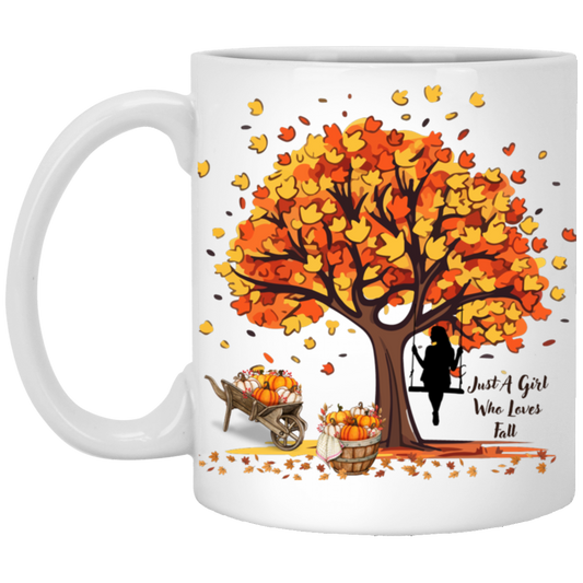 Just A Girl 11oz White Mug