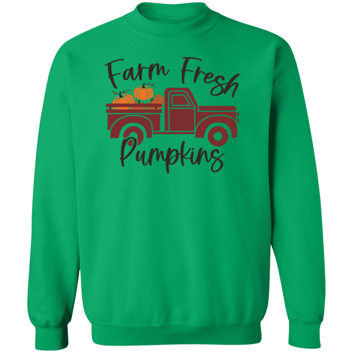 Farm Fresh Crewneck Pullover Sweatshirt For Men