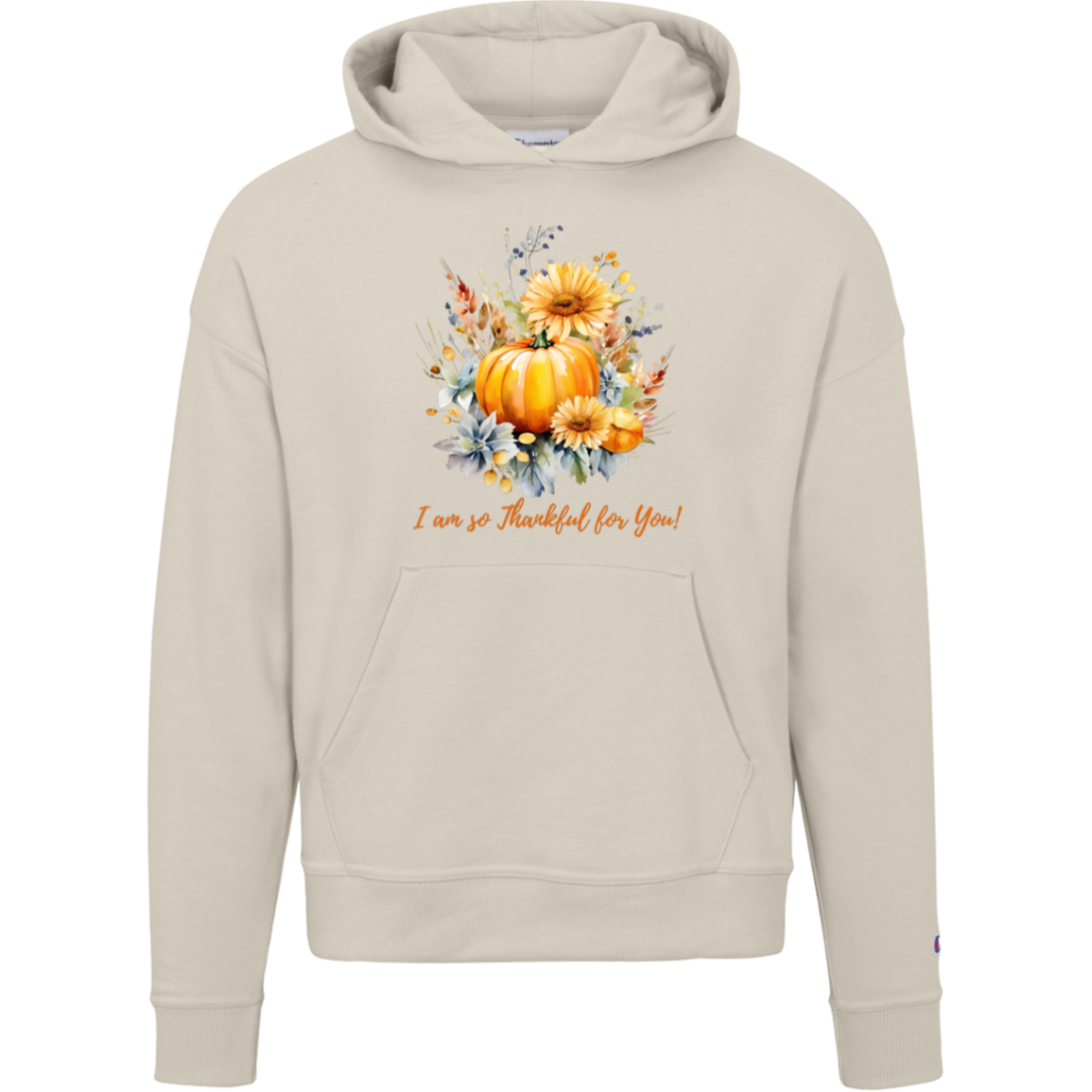 Thankful Power blend Hoodie for Ladies