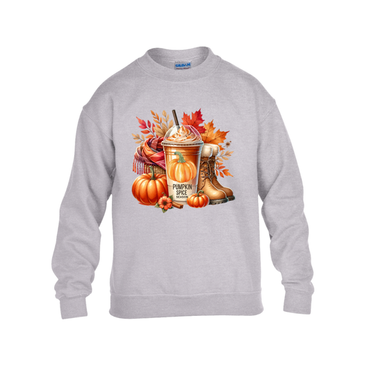 Pumpkin Spice Sweatshirt For Youth