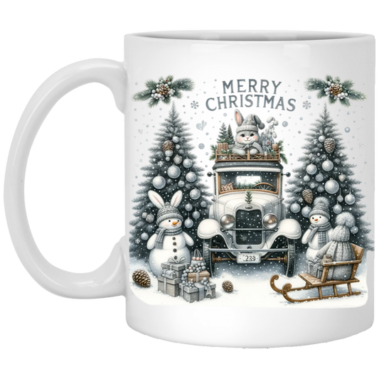 One side Print Christmas Mug -11 Oz