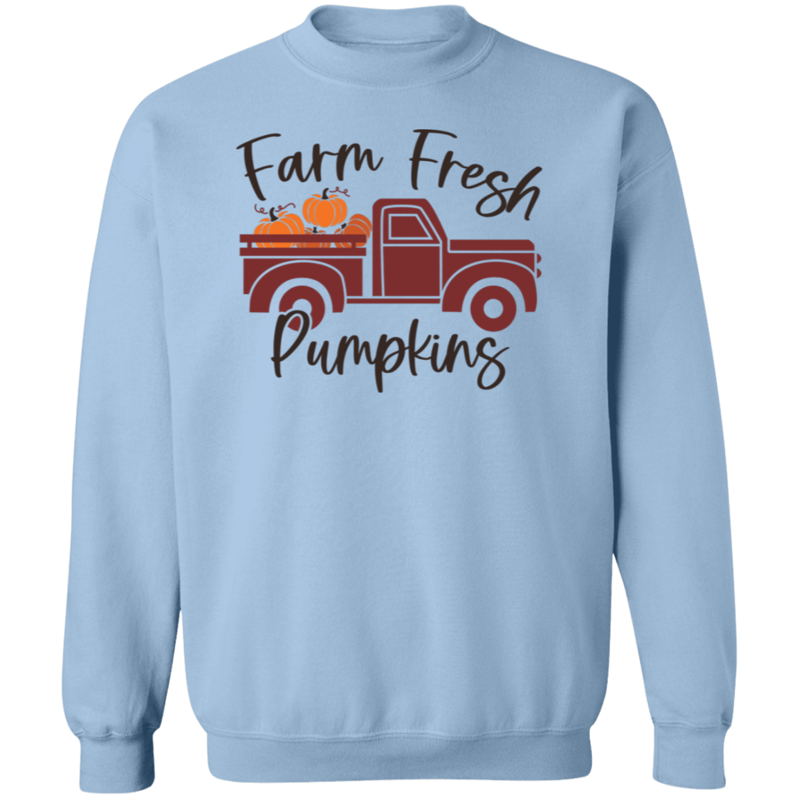 Farm Fresh Crewneck Pullover Sweatshirt For Men